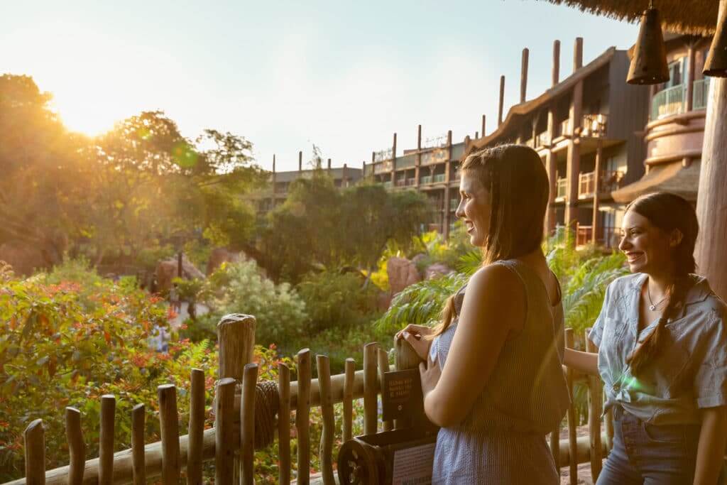 Women at Disney's Animal Kingdom. Travel agent jobs near me.