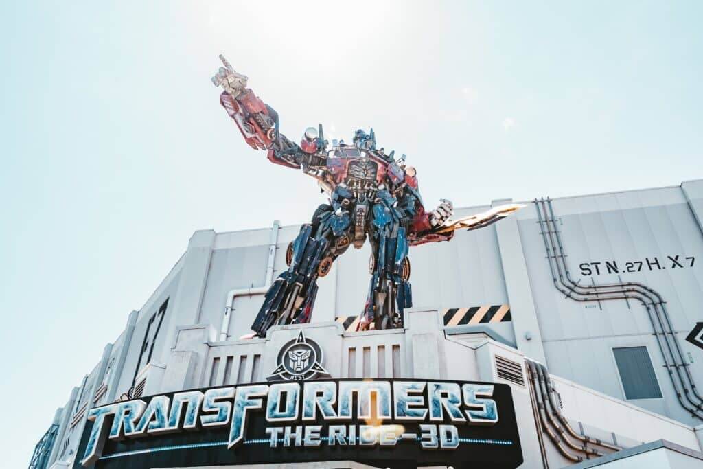 Universal Studios travel agent at Transformers: The Ride 3D