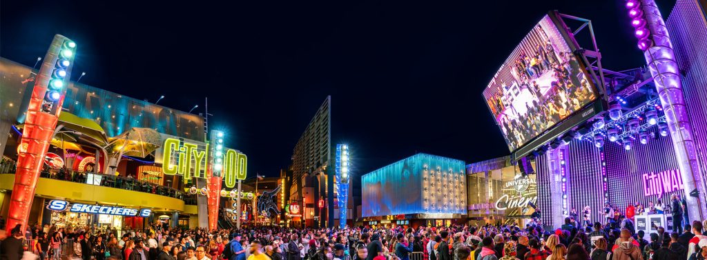 Universal CityWalk Hollywood - wide view