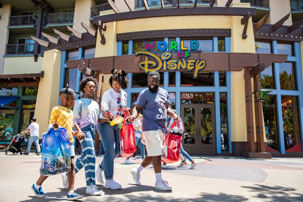 Disney military discounts - family at Downtown Disney