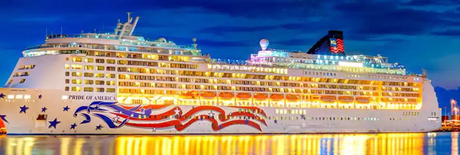 Norwegian Cruise Line travel agent - Pride of America ship