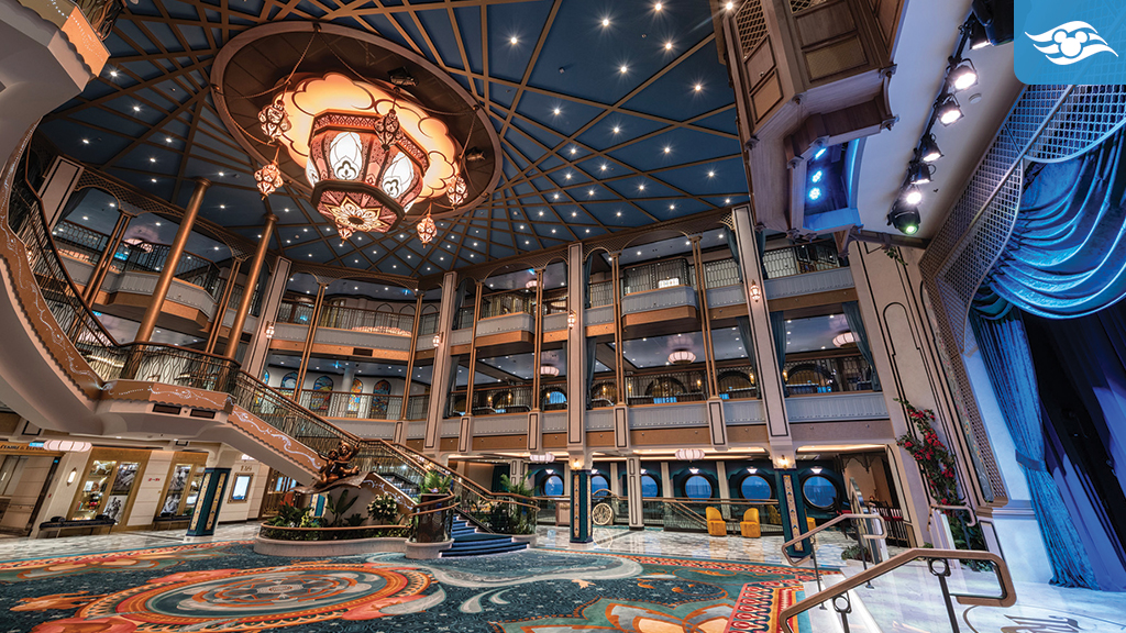 Disney Treasure cruise ship - Grand Hall