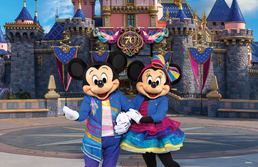 Disneyland 70th Anniversary 2025 - Mickey and Minnie