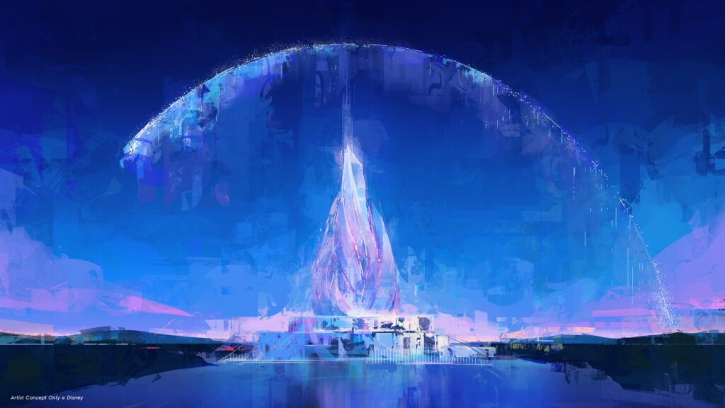 Disney Abu Dhabi - artist's conception of Disney castle